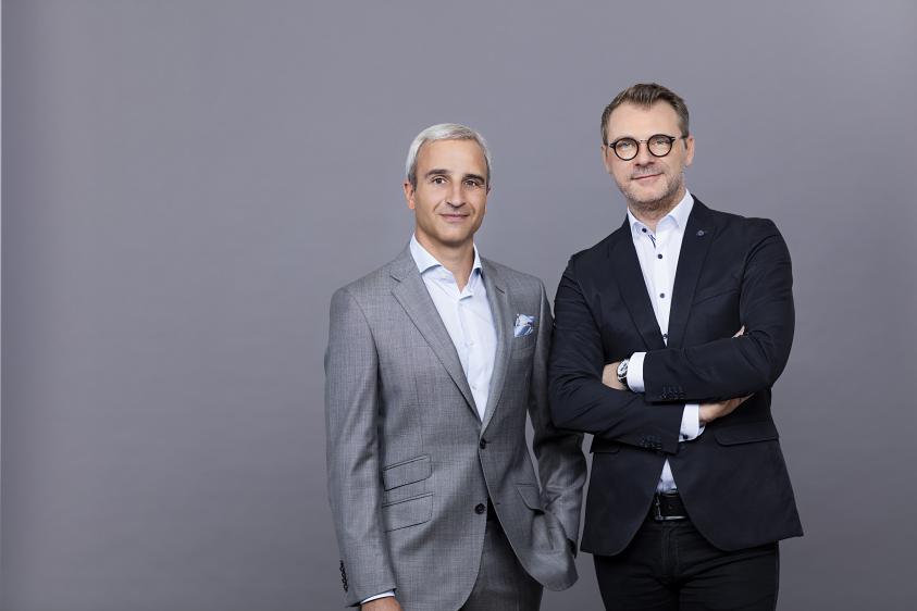 RG Verlag-Geschäftsführer Martin Distl und Andreas Stollnberger