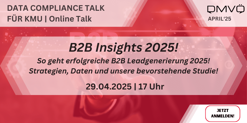 Data Compliance Talk für KMU 2025 – APRIL