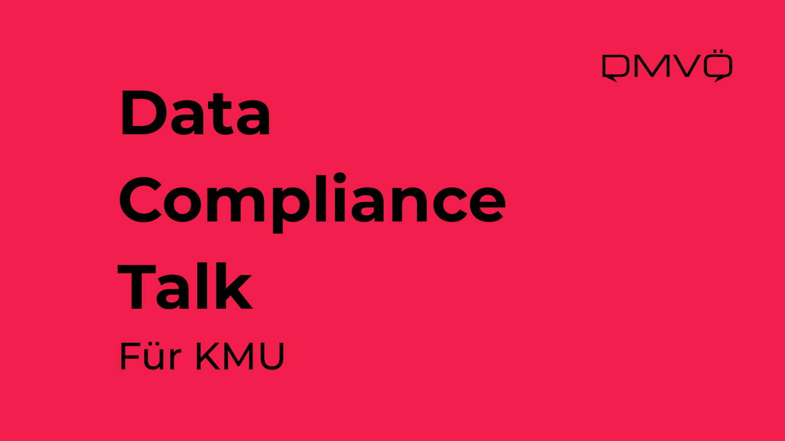 Data Compliance Talk – Save the Date
