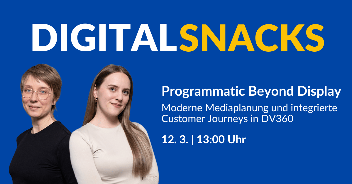 Webinar: Strategien für moderne Mediaplanung mit DV360