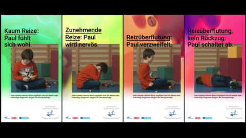 „Autistisches“ digitales Plakat mit KI sensibilisiert Passanten