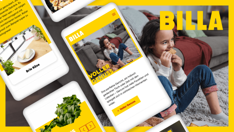 Digitalkampagne der neuen BILLA Markenplattform VOLLER LEBEN