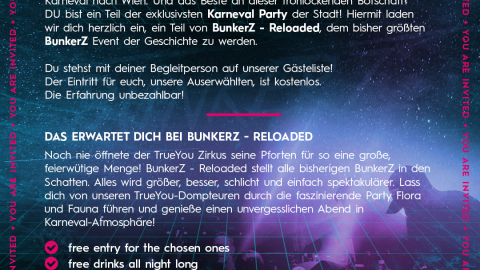 BunkerZ Einladung