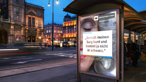 Imagekampagne für Bestattung Wien
