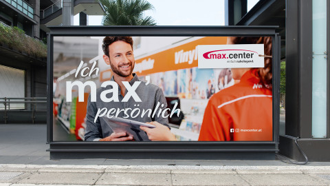 max.center Wels - Markenrelaunch und Markenführung