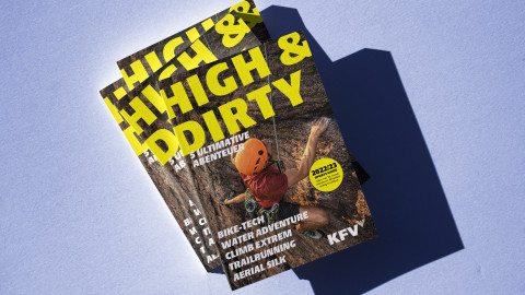 KFV Design des Sportmagazins  „HIGH & DIRTY“
