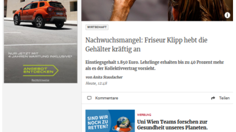 Clipping Kurier