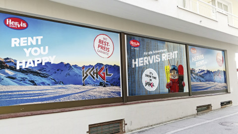 Schaufensterbeklebung