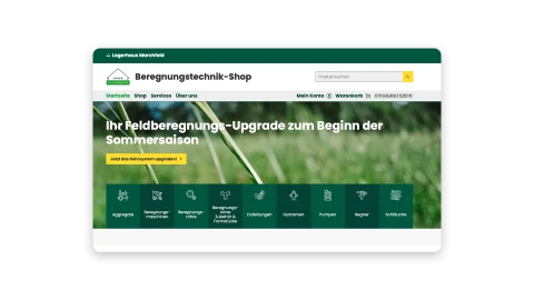 Raiffeisen Lagerhaus Marchfeld | Website Launch inkl. Webshop