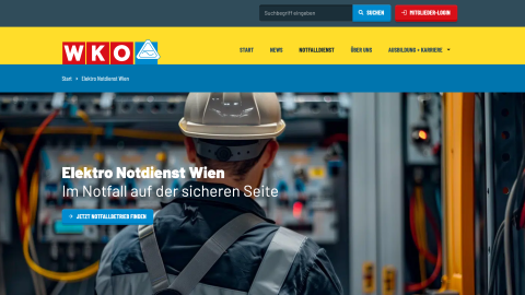 EWIEN | Integration 24h Notdienst und Lehrlingsbörse elektroinnung-wien.at