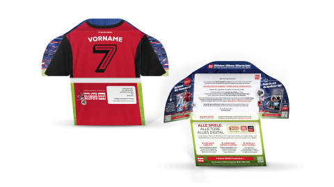 Volltreffer im Briefkasten: Trikot-Selfmailer für Kronen Zeitung