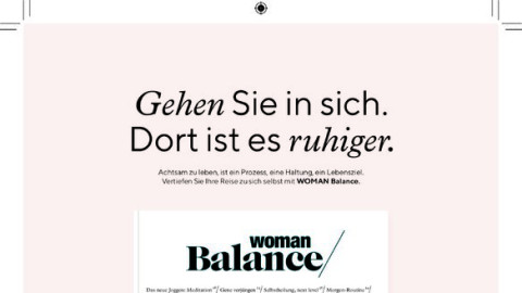 WOMAN Balance Inserat