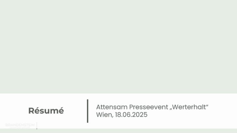 Résumé Werterhalt