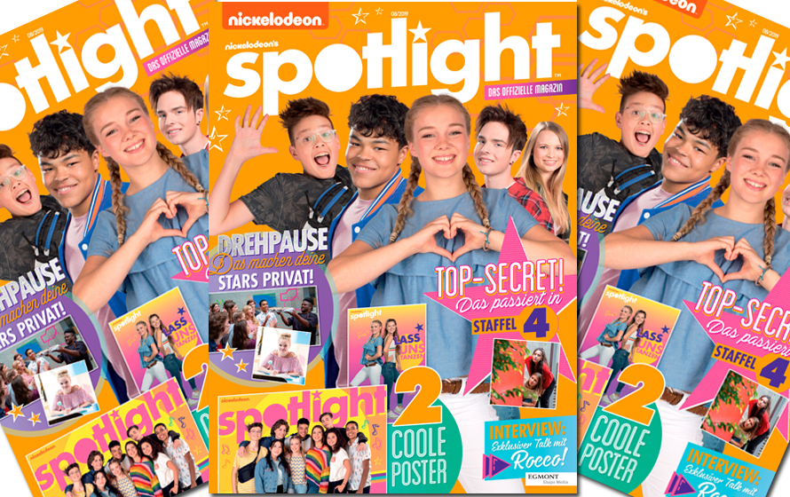 "Spotlight" Die Erfolgsserie von Nickelodeon erscheint als Magazin