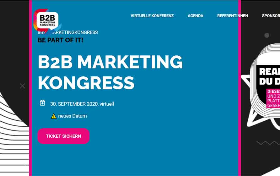 Gratis zum B2B  Marketing Kongress mnews medianet at