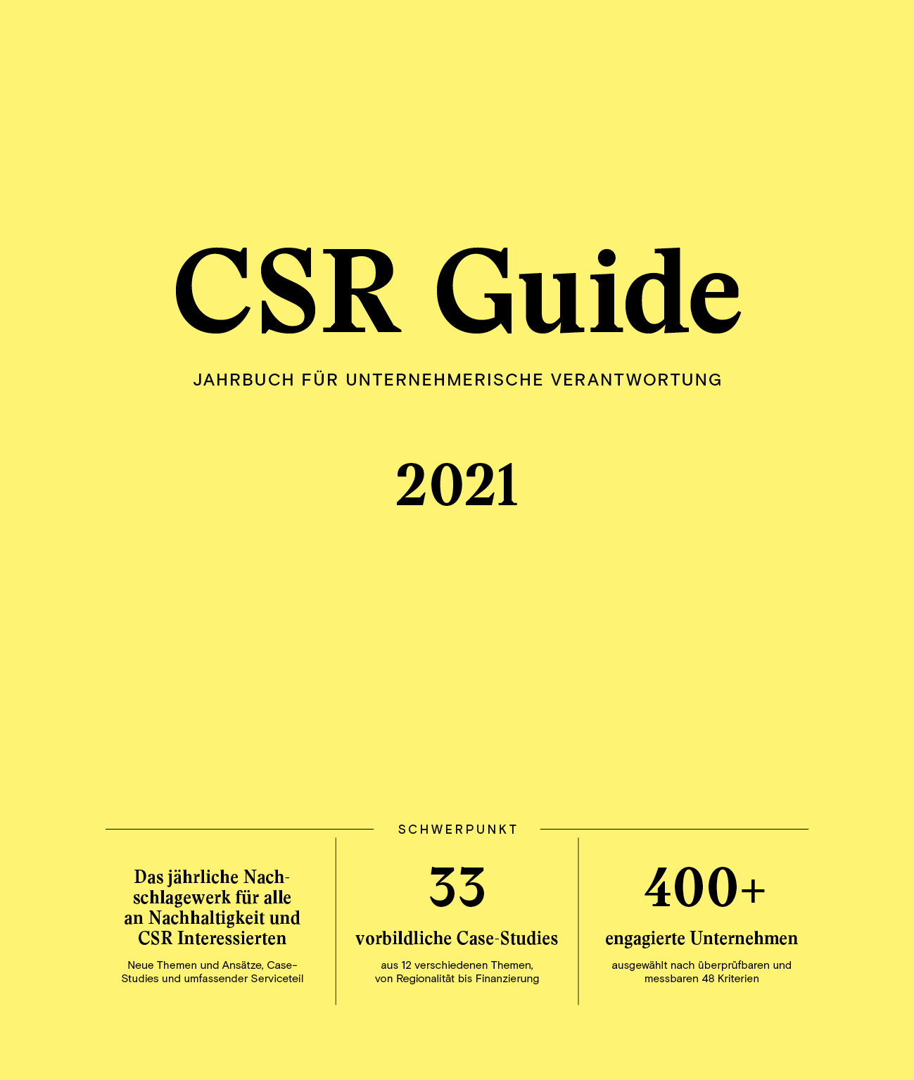 CSR Guide 2021: Nachhaltigkeit, bewusster Konsum und ...