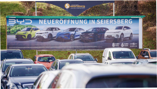Totalbranding für BYD in Seiersberg