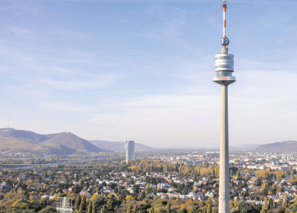 Der Donauturm ist open for business