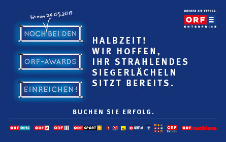 Halbzeit im Match um die ORF-AWARDS