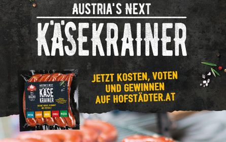 Hofstädter und DMB. suchen „Austria`s next Käsekrainer“
