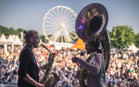 Lidl mit Festival-Filiale beim Woodstock der Blasmusik