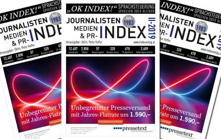 Journalisten-, Medien- & PR-Index 2019 Ende September Ausgabe erschienen