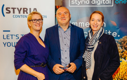 One Jump Ahead mit styria digital one, Styria Content Creation und Take Off PR in Linz