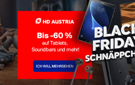 HD Austria feiert Black Friday mit ultrascharfen Angeboten und Rabatten 