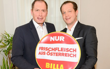 Billa stellt 2020 auf 100 Prozent österreichisches Frischfleisch und -geflügel um 