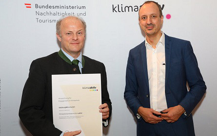 SalzburgMilch wird mit dem klimaaktiv-Preis ausgezeichnet