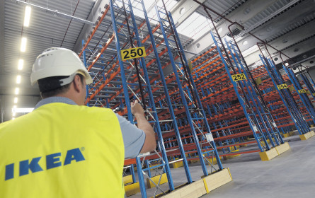 Ikea-Logistikzentrum vor der Einweihung 