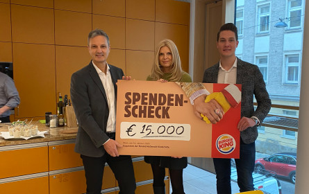 Burger King spendet durch Weihnachtskampagne 15.000 Euro an die Ronald McDonald Kinderhilfe