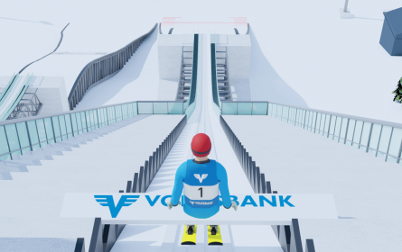 Volksbank und Sporthilfe starten Online Skisprung Game