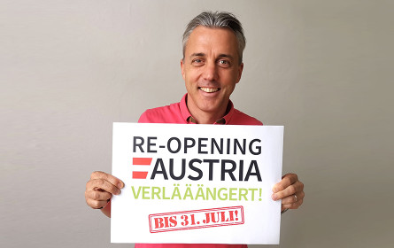 Re-opening Austria-Initiative geht in die Verlängerung