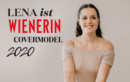 Lena ist das "Wienerin" Cover Model 2020