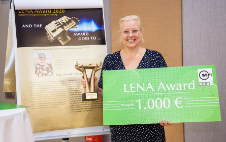 LeNa Award für Spitzenleistungen in der Erwachsenenbildung verliehen