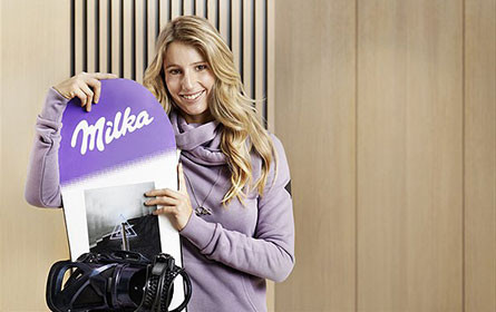 Snowboard-Star Anna Gasser wird neues Milka Testimonial