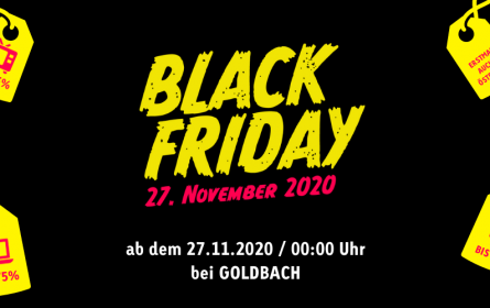 Black Friday & Cyber Monday bei Goldbach 