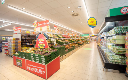 Neu gestaltete Lidl-Filiale in Rankweil 