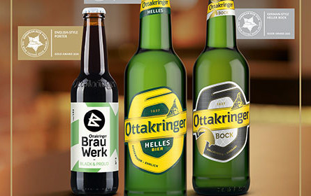 Gold und zweimal Silber für Ottakringer beim European Beer Star 2020