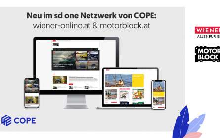wiener-online.at & motorblock.at sind neu im sd one-Netzwerk von Cope