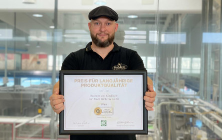 Bäckerei "DerMann" erhält „Preis für langjährige Produktqualität“