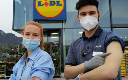 Impfstart bei Rewe Group & Lidl Österreich