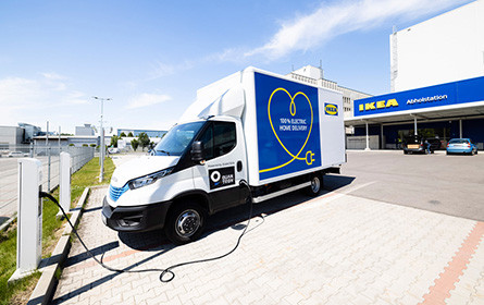 Ikea forciert mit eigener Elektrofahrzeug-Flotte  emissionsfreie Lieferung