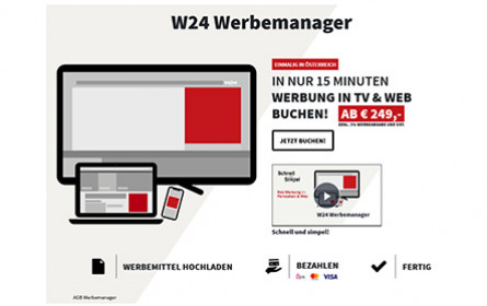 W24 launcht Werbemanager