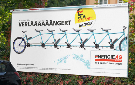 upart: Extralarge Werbung für Energie AG