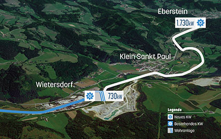 Wietersdorfer revitalisierten Wasserkraftwerke entlang der Görtschitz