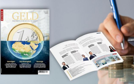 "Kurier"-Magazin „Geld“: Investitionen in eine nachhaltige Zukunft