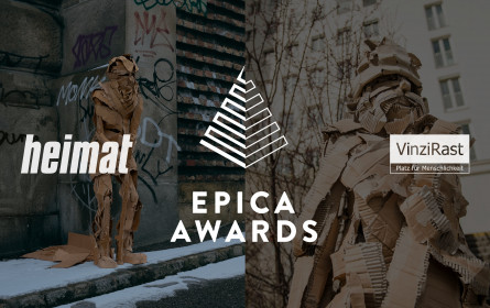 VinziRast und Heimat Wien holen Silber beim Epica-Award