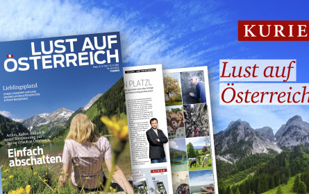 Kurier Magazin „Lust auf Österreich“ lädt zur „Inspirationsreise“